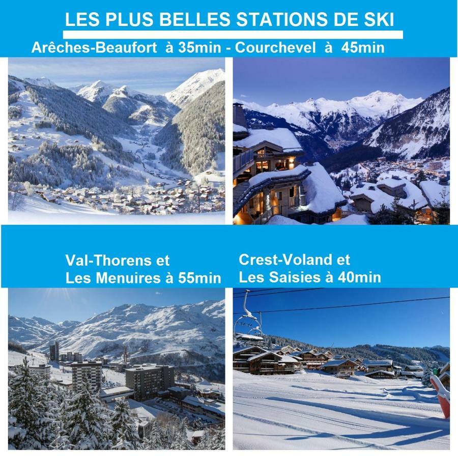 Beau Duplex 54m2, Calme, 2 chambres, NETFLIX et WIFI, TV 140cms, parking, HYPERCENTRE a 400m, arrivee tardive possible avec boite a cles Albertville Extérieur photo